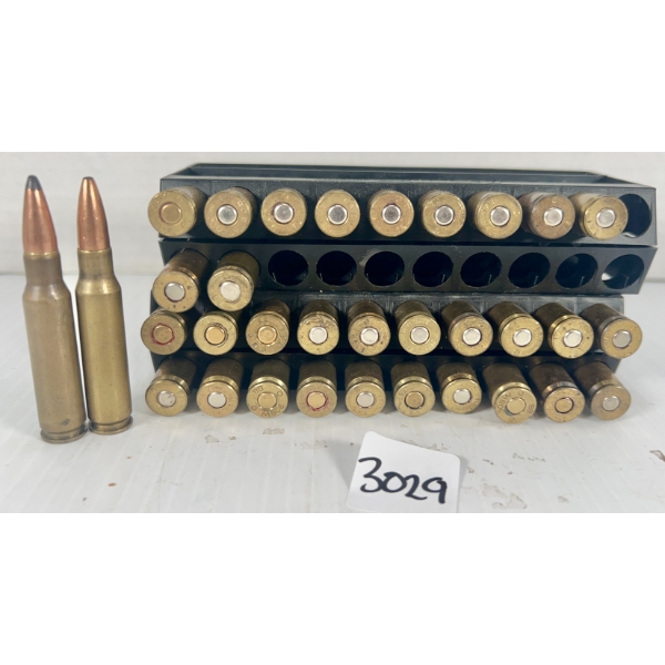 AMMO: 34X MIXED .308 WIN - RELOADS 