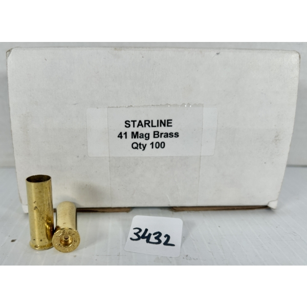 BRASS: APPROX 100X STARLINE .41 MAGNUM - AS NEW 
