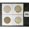 Image 1 : LOT OF 4 - 1950 & 1952 CDN SILVER 50 CENT COINS