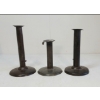 Image 2 : LOT OF 3 - HOGSCRAPER CANDLESTICKS