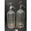 Image 3 : LOT OF 2 - THE UNION SODA MFG. & ISAAC MERKEL & SON - CLEAR ACID-ETCHED - SELTZER BOTTLES