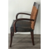 Image 3 : ARMCHAIR W/ BASKET WEAVE BACKING