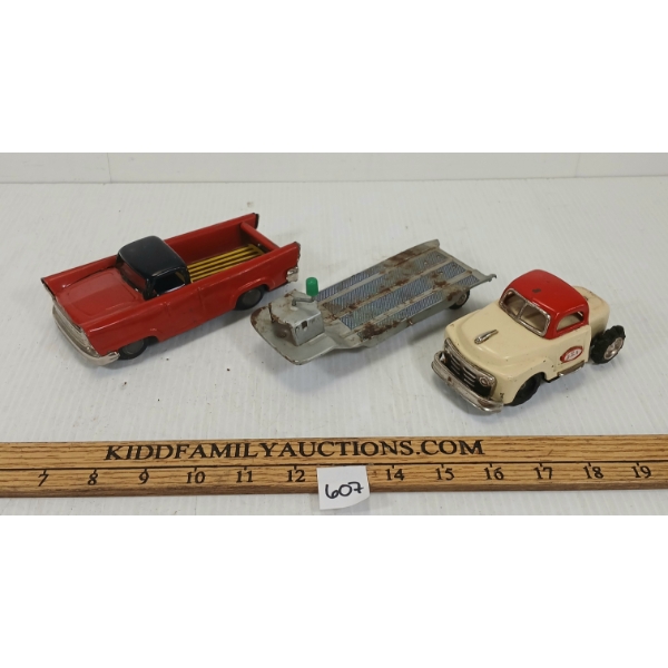LOT OF 2 - TIN FRICTION VEHICLES