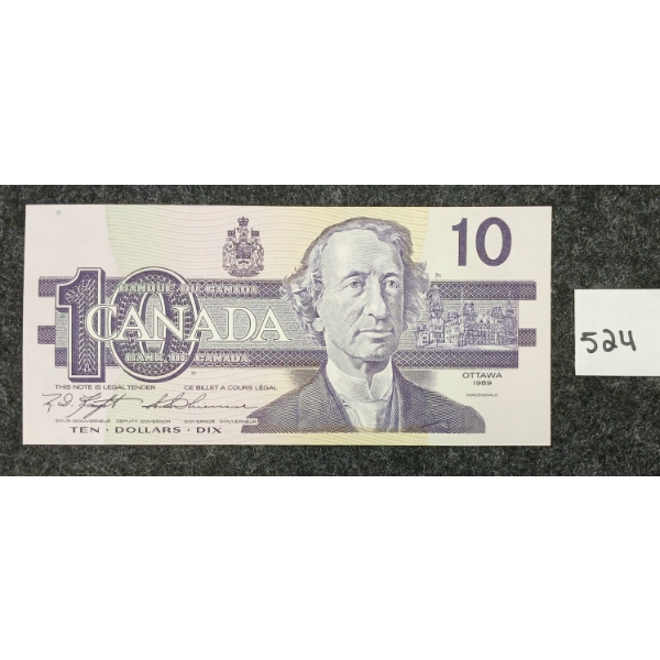 1989 CDN $10 BANKNOTE