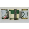 Image 4 : LOT OF 3 - QUAKER STATE WHEEL BEARING LUBRICANT, DELUXE & SUPER BLEND MOTOR OIL CANS