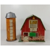 Image 2 : MARX TIN BARN SET - INCL SILO, ANIMALS, FENCE, ETC