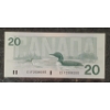 Image 3 : 1991 CDN $20 BANKNOTE - PMG GRADED