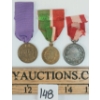 Image 1 : LOT OF 3 - 1918-1919 ITALIAN INDUSTRY, GUISEPPE GARIBALDI & CHINESE COMMEMORATIVE MEDALS