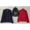 Image 2 : LOT OF 3 - LIFETIME SHUKU WOOL & WESC RED CORDUROY JACKETS W/ BACKPACK