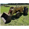 Image 1 : MF 2200 TRACTOR W/ 100 LOADER, BUCKET & BALE SPEAR 