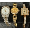 Image 3 : LOT OF 6 - TWO TONED WATCHES - INCL HUDSON, PHILIP WELLS, TIMEX, ETC