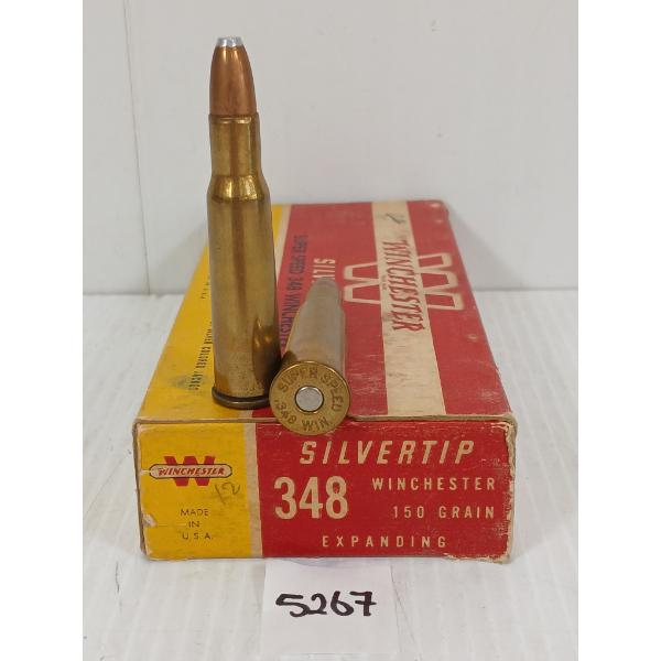 AMMO: 20X WINCHESTER SUPER SPEED .348 WIN - 150GR - SILVERTIP EXPANDING