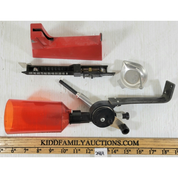 LOT OF 2 - LEE POWDER MEASURE & SCALE 