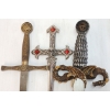 Image 2 : LOT OF 3 - DRAGON DAGGER, EXCALIBUR SWORD & GOTHIC LETTER OPENERS
