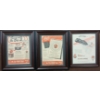 Image 1 : LOT OF 3 - FRAMED MCCOLL-FRONTENAC CLOCK, TEXACO SKY CHIEF & THE BIG THREE PAPER ADVERTISEMENTS