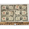 Image 1 : LOT OF 6 - 1928 & 1953 U.S. $2 BANKNOTES