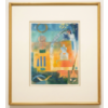 Image 1 : ABSTRACT SCENE BY JAMES MACDOUGALL (PRS CDN ARTIST) - FRAMED MIXED MEDIA 