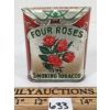 Image 1 : FOUR ROSES SMOKING TOBACCO EMBOSSED TIN