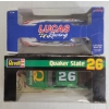 Image 6 : LOT OF 3 - ACTION & REVELL #63 LUCAS, #26 QUAKER STATE, #24 CHEVY RACE TRUCK MODELS 