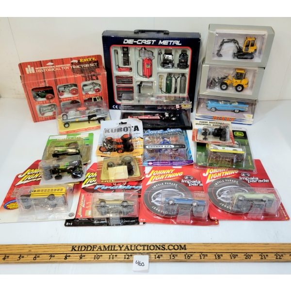 JOB LOT - MISC MODEL CARS - INCL JOHNNY LIGHTNING DIECAST '59 CHEVY IMPALA, ETC - SEE ALL PICS