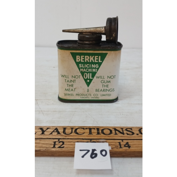 BERKEL SLICING MACHINE OIL CAN