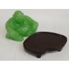 Image 6 : CHINESE JADE BUDDA W/ STAND 