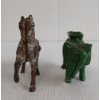 Image 3 : LOT OF 2 - CAST IRON HORSE & ELEPHANT COIN BANKS