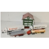 Image 1 : LOT OF 5 - TIN GARAGE & TRACTOR TRAILERS 