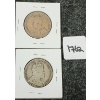 Image 2 : LOT OF 2 - 1909 & 1911 CDN SILVER 50 CENT COINS