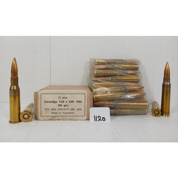 AMMO: 40X MIXED 7.62X54R - 184GR & ARG - FMJ