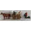 Image 3 : LOT OF 4 - LEMAX & HALLMARK CHRISTMAS VILLAGE ACCESS. - INCL SANTA'S CABIN