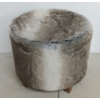 Image 3 : BOUCLAIR FAUX FUR OTTOMAN