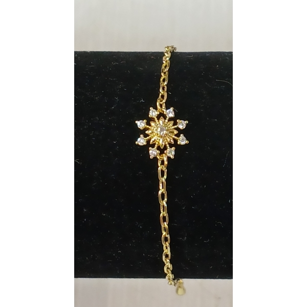 GOLD PLATED STARBURST BRACELET
