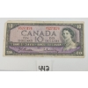 Image 1 : 1954 CDN $10 BANKNOTE