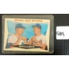 Image 1 : 1960 TOPPS RIVALS #160 MICKEY MANTLE & BOYER BASEBALL CARD