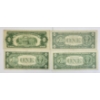 Image 2 : LOT OF 4 - U.S. $1 & $2 BANKNOTES - INCL 1935, 1953 & 1957