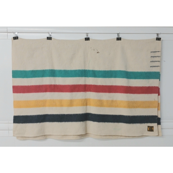 WITNEY 4 POINT PURE WOOL BLANKET - BRITISH MFG