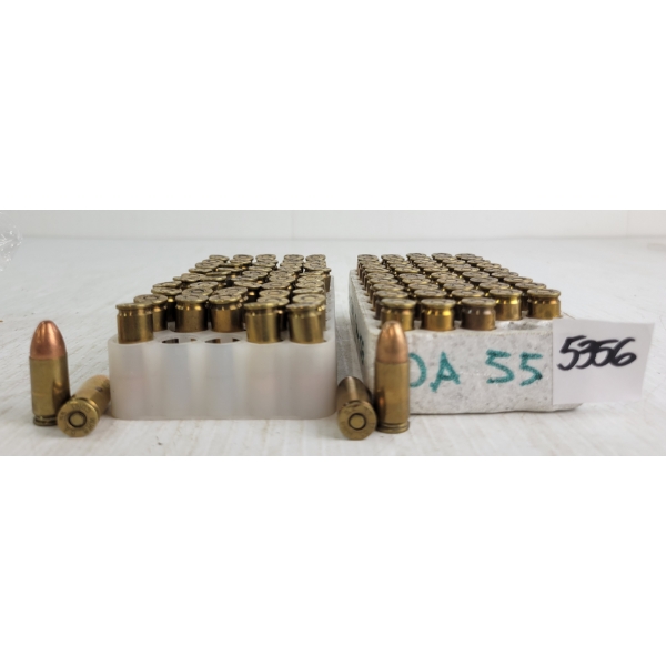AMMO: 100X 1950'S MILITARY 9MM