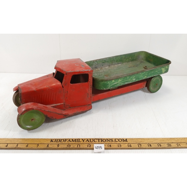 PRESSED STEEL METAL DUMP TRUCK