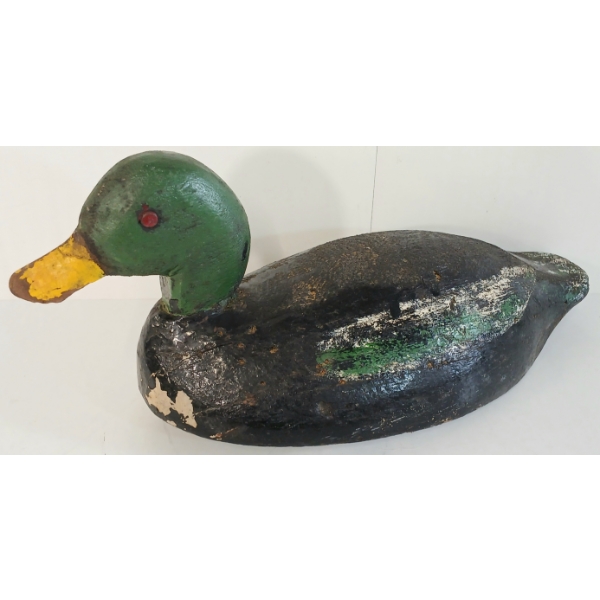 1915 MALLARD DRAKE DECOY BY B. COPPER