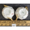 Image 9 : LOT OF 2 - LIMOGES FLORAL PATTERN TEACUPS W/ SAUCERS