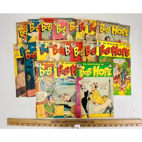 LOT OF 20 - 10 CENT DC BOB HOPE COMIC BOOKS 