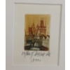 Image 3 : LOT OF 2 - "TEATRO TRAGICO" & PRAGUE CHARLES BRIDGE - FRAMED MINIATURE ART