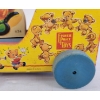 Image 8 : LOT OF 4 - FISHER PRICE TINY TEDDY PULL TOY, ABACUS, WOODEN BLOCKS CART & RING TOSS