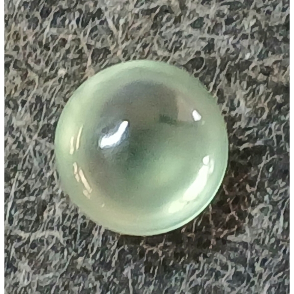 NATURAL GREEN PREHNITE - ROUND CABOCHON