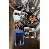 Image 1 : JOB LOT - WATER HEATER, DELTA DRILL PRESS, HAND TOOLS