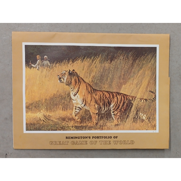 REMINGTON'S PORTFOLIO OF GREAT GAME OF THE WORLD BY BOB KUHN - INCL "COURTING CHALLENGE," ETC