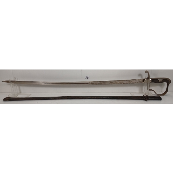 GERMAN EAST PRUSSIAN TRAIN BATTALION NO. 1 SWORD W/ SCABBARD