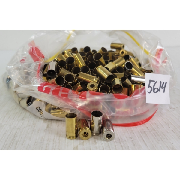 BRASS: APPROX 4.2LBS MIXED 9MM - DE-PRIMED