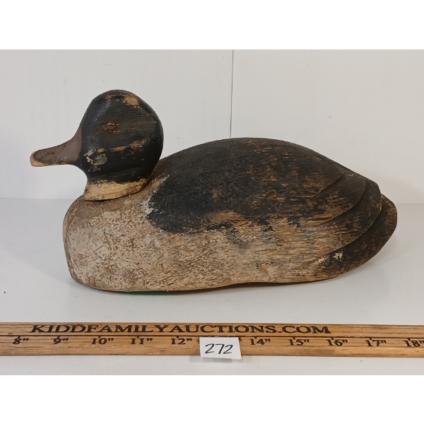 GOLDEN EYED DRAKE DECOY